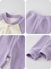 Conjunto de Ropa para Niños y Niñas, Conjunto de Dos Piezas Grueso y Cálido de Forro Polar para Otoño e Invierno, Cárdigan Dividido para Bebé Ropa Infantil