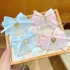 Pinza para el Cabello con Lazo Texturizado, Accesorio para el Cabello Estilo Ballet para Niña, Pasador Dulce para Niños, Tocado Estilo Francés de Encaje de Malla