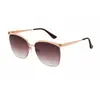 Gafas de Sol para Hombre 2026, Moda Europea y Americana Nueva, Ojo de Gato, Medio Marco, Únicas y Modernas, Versátiles, Protección Solar, Gafas de Sol para Hombre para Ventas Transfronterizas