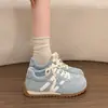 Zapatillas de entrenamiento alemanas de moda retro con plataforma para mujer, nuevo modelo otoño 2026, zapatillas casuales versátiles para que los estudiantes combinen con faldas