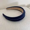 Diadema de Terciopelo de Diseño Nicho Coreano para Mujer con Corona Alta, Adelgazante del Rostro, Accesorio para el Cabello Versátil