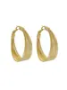 Moda Europeia e Americana Brinco Dourado Exagerado Feminino Coreano Elegante Cyber Popular Brincos de Círculo em Camadas Brincos de Círculo com Senso