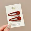 Pinza para el pelo de lunares de dopamina para mujer, Pinza lateral dulce y versátil, Pinza Bb linda, Pinzas de colores para flequillo y cabello, Pasador de moda
