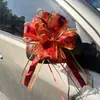 Novo Estilo 6,4cm Grande Guirlanda de Flores Preguiçosa de Mão com Borda Dourada para Flores Frescas, Embalagem de Presente e Decoração de Carro de Casamento 70 #