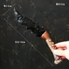 Adaga de Cristal de Opala de Obsidiana Natural Crua Transfronteiriça Faca Garra de Adaga Esculpida e Polida à Mão Ornamento