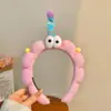 Diadema Extravagante de Mismo Estilo que Zhao Lusi, Diadema de Peluche de Dibujos Animados Lindos, Pinza para el Cabello para Lavarse la Cara, Accesorio para el Cabello, Diadema, Adorno para el Cabello