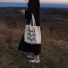 2024 novo artístico retro casual all-match commuter grande capacidade ombro tote bag carta zíper bolsa de lona