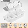 Caja de Almacenamiento Debajo de la Cama con Ruedas para Dormitorio, Caja de Almacenamiento de Plástico para Dormitorio Escolar, Caja Debajo de la Cama para Colchas
