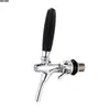 Grifo de Acero Inoxidable para Cerveza Artesanal con Mango Corto, Válvula Dispensadora de Cerveza Ajustable, Dispositivo Desespumador, Removedor de Espuma, Máquina de Cerveza de Barril
