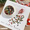 Nueva serie navideña lentejuelas joyería para arte de uñas estrella de cinco puntas copo de nieve árbol color mágico exquisita decoración de uñas flash al por mayor