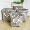 Cesta para Ropa Sucia Cesta de Almacenamiento de Ropa de Ratán Cesta Tejida Cesta Clasificadora Grande, Mediana y Pequeña Cubo de Ropa Sucia de Tres Piezas Cesta para Dormitorio