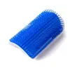 Escova de Silicone Massageadora para Arranhar Gatos Pet, para Batentes de Porta e Cantos, Suprimentos de Higiene para Alívio da Coceira, Erva de Gato, Arranhador para Gatos
