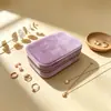 Caja de joyería antioxidante de fábrica, caja de embalaje para accesorios de cuero, caja de almacenamiento para anillos, pendientes, pulseras con personalización de logotipo