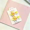 Pinzas de pelo coloridas de oso estilo coreano sin costuras que no dañan el cabello, lindas pinzas laterales de dibujos animados para niñas pequeñas, pinzas de cocodrilo coloridas, accesorios para el cabello