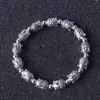 Pulsera de cuentas redondas plateadas de aleación nueva, pulsera lisa de semilla de loto y dosel de loto, joyería de moda para mujer, venta al por mayor