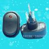 Interruptor de Luz LED BoAt Switch 12V Ojo de Gato 30A Alta Corriente Luz de Coche Modificado Interruptor Basculante Luz Roja