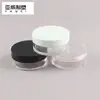 Fornecimento de fábrica caixa de pó em ângulo reto pó de mel pó de maquiagem bolsa de maquiagem cosmética material