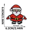 Adesivos de Tecido de Natal Prontos do Fabricante Papai Noel Boneco de Neve Bordados Adesivos Patch Roupas Chapéu Adesivos de Patch Atacado