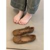 Zapatos Planos Elásticos de una Sola Tira Estilo Chanel para Mujer, Mocasines Planos para Primavera y Otoño, Zapatos de Abuela, Zapatos de Corte Bajo Cómodos