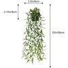 Amazon Césped de Milán Artificial en Maceta Bonsái Maceta de Plástico Escarchado Decoración para Armario de Casa Planta Verde Planta Colgante en Maceta