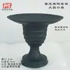 Cuenco de Cerámica Negra con Patrón de Cerdo, Recipiente con Forma de Cuerno de Buey, Recipiente para Vino de Cerámica de Cáscara de Huevo, Taza Pequeña de Pie Alto, Trípode de Cerámica, Cerámica Decorativa, Artículos de Cerámica Antigua, Cerámica de Colores, Cerámica Antigua