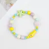 Pulseira Cerâmica Jingdezhen Cor Dopamina Antiga Contas Tecida à Mão Presente Original Nova Pulseira Chinesa para Mulheres