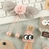 Accesorios originales Accesorios para el cabello Accesorios Horquilla de peluche Oso de lazo tridimensional Accesorios para niños Etiqueta de tela bordada Pegatinas de tela