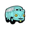 Série Carros Transfronteiriços Flores para Sapato Cola Macia de PVC Fivelas de Sapato Removíveis Sandálias DIY Flores para Sapato Acessórios de Fivela de Sapato