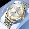 Nuevo reloj mecánico no automático para hombre, impermeable, luminoso, calendario, tiembla, explosiones en vivo, una generación de cabello