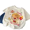 Camiseta Infantil de Muñeca 3D Manga Corta Top de Verano para Bebé Niños Algodón Fresca Elegante Camiseta de Verano para Niños Moderna