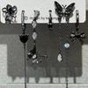 ¡Genial chica! Conjunto de seis pendientes con borlas de luna y estrella oscura, diseño de nicho, con hebilla para la oreja