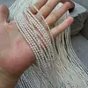 39cm de Comprimento, Pérolas Pequenas em Formato de Arroz de 2,5-3mm, Pérolas Naturais de Água Doce com Brilho Intenso, Fio para DIY com Cerca de 100 Pérolas