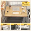 Mesa de computador dobrável, pequena mesa de cabeceira, mesa para dormitório estudantil, mesa de estudo, mesa preguiçosa para quarto, mesa com prateleira de armazenamento