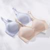 Sostén para Mujer Ligero y Delgado con Botones en la Espalda Sin Marcas Pecho Grande Pequeño Push-up Ajustable Transpirable y Cómodo Ropa Interior con Aros