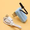 Herramienta para recoger orejas con luz de pulgar y carga, luz de mano, cuchara luminosa para orejas, carga directa visual por USB, luz para dedo