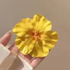 Presilha de Cabelo Infantil Flor Estrela do Mar Tema Oceano para Meninas, Grampo Pinça para Franja Lateral com Atmosfera de Fada Costeira para Fotos