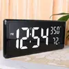 Fabricante Pantalla Grande Hogar Simple Reloj Despertador Digital LED Proyección Temperatura y Humedad Digital Colgante Escritorio Reloj Digital