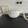 2026 Nueva Moda Popular Bolso de Pecho Grande para Niñas de PU, Bolso Cruzado Casual Elegante de Lunares, Bolso Deportivo Ligero