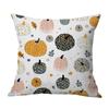 Funda de almohada de lino para sofá, dormitorio, serie del Festival de la Cosecha de Otoño, venta transfronteriza, con estampado de una sola cara