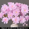 Flores Artificiais Coloridas Estilo Monet Flores Falsas Atacado Verde Roxo Arranjo de Casamento Cenário Decoração de Paisagismo