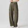 Pantalones de Trabajo de Montaña Nuevos para Primavera 2026 para Mujer, Pantalones de Pierna Ancha de Corte Holgado, Cintura Alta Adelgazantes Holgados Versátiles Casuales Largos