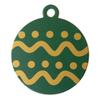 Nova tinta especial dourada Natal Tag Mini cartão de Natal cartão de decoração da árvore de Natal cartão de mensagem de presente de Natal