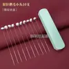 Herramientas para quitar cera del oído: Palillos de plumas de ganso para eliminar cera del oído, herramientas profesionales para limpiar oídos, cucharillas para oídos, agujas de plata, palillos de plumas con mango de bambú
