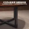 Mesa Redonda Estilo Minimalista Moderno para Uso Comercial en Restaurantes, Tiendas de Barbacoa, Tiendas de Fideos y Bares de Snacks, con un Juego Dedicado de Mesa y Sillas para Comer