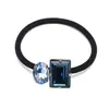 Pulsera de cuerda para el pelo linda europea y americana, doble propósito, anillo de pelo de cristal al por mayor, personalidad, todo a juego, simple, dulce, accesorios para el pelo, cuerda para atar
