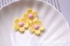 Popular Resina Five-pétala Flor diy Jóias Acessórios Hairpin Infantil Material Artesanal Celular Shell Beleza Flor Côncava