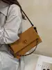 Bolsa tote cruzada casual estilo coreano para mujer, nuevo modelo 2026, adecuada para el trabajo y los desplazamientos, de gran capacidad, con cadena