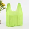 Bolsa no tejida tipo chaleco para compras de alimentos en el supermercado bolsa de chaleco portátil bolsa no tejida publicitaria logo impreso