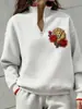 Sudadera cruzada con media cremallera y cuello medio alto, top casual para mujer conmemorativo del 250 aniversario de EE. UU., comercio exterior, Amazon Europa y América