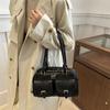 Bolso de Almohada Retro Trendy Europeo y Americano Otoño 2026 Nuevo Color Sólido Moda Trendy Bolso de Hombro Bolso de Axila Trendy